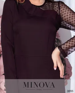 Платье 3109-1-марсала Minova