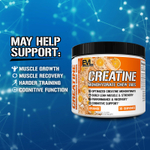 EVLution Nutrition, жевательные таблетки с моногидратом креатина, апельсин, 90 таблеток