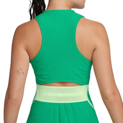 Теннисное платье Nike Court Dri-Fit Slam Tennis Dress - stadium green/stadium green/barely volt/white