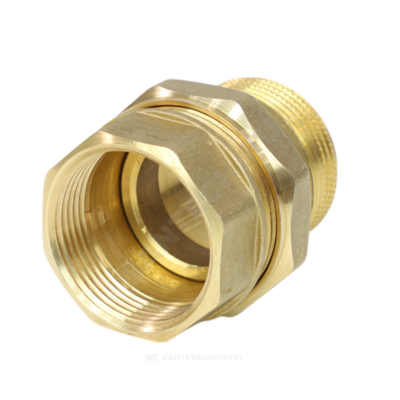 Соединитель латунь американка Ду 15 (1/2") прямой ВР/НР LD LD.65.520.15