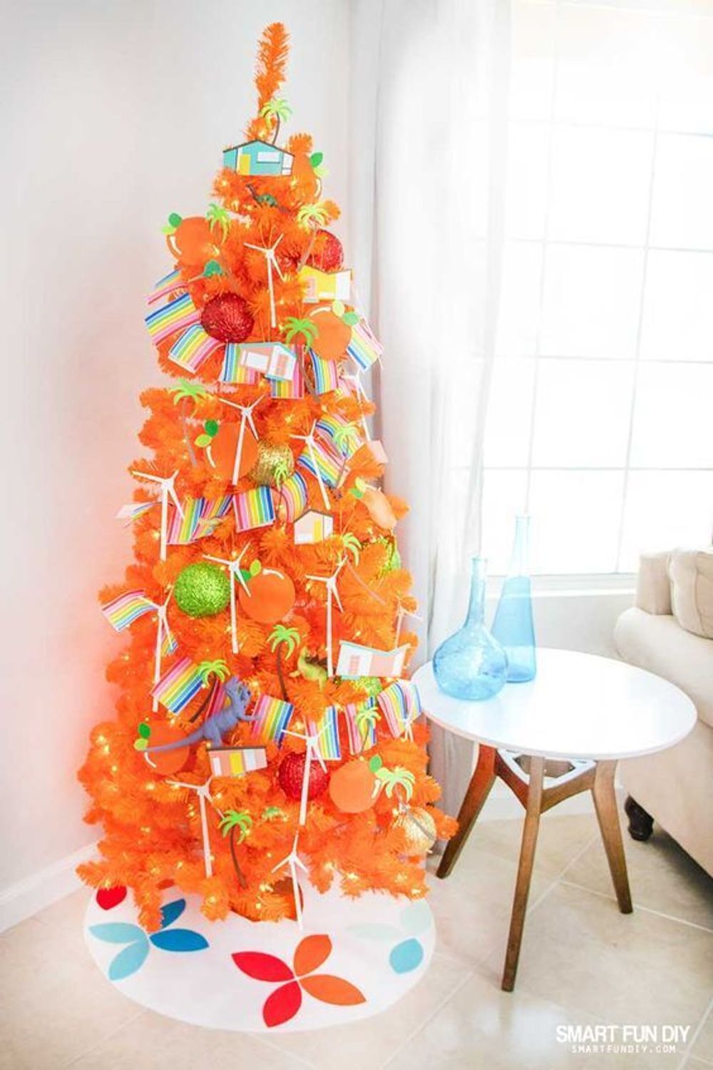 оранжевая елка "Сочный апельсин"