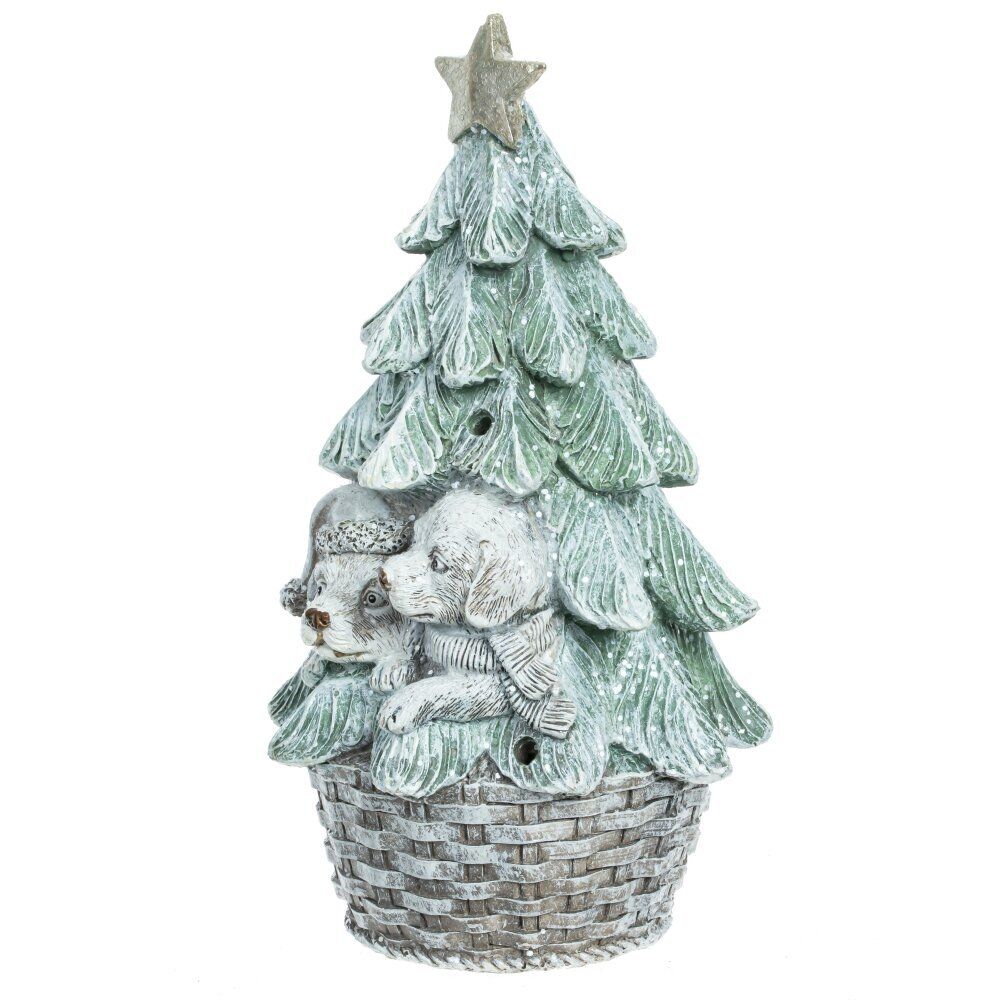 GAEM Фигурка декоративная "Елка", L10 W10 H19 см, 2в.