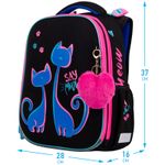 Ранец Berlingo Expert Say Meow 37х28х16см, 2 отд., с анатомической спинкой