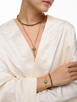 Чокер "Plane Malachite" Gold