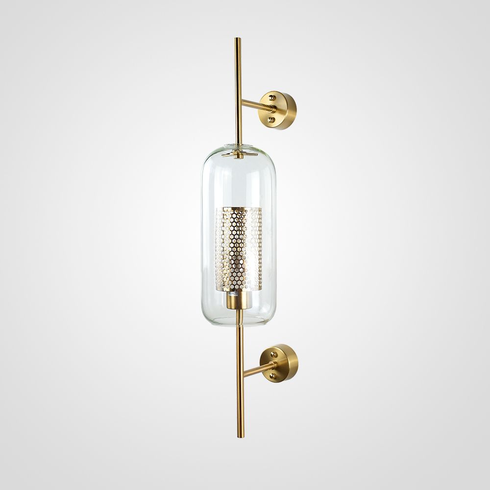 Настенный Светильник Catch Wall Cylinder L67 Brass By Imperiumloft