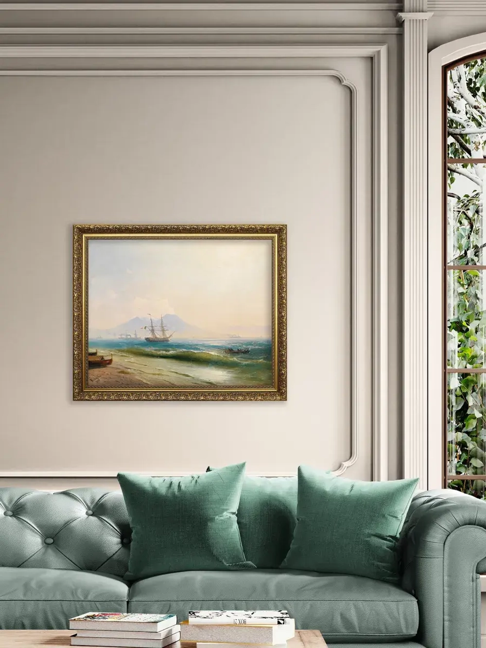 Картина настенная интерьерная в багетной раме 47*57 см