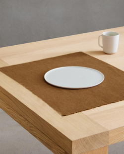 ZARA HOME ЛЬНЯНАЯ САЛФЕТКА, ГОРЧИЧНО-ЖЕЛТЫЙ