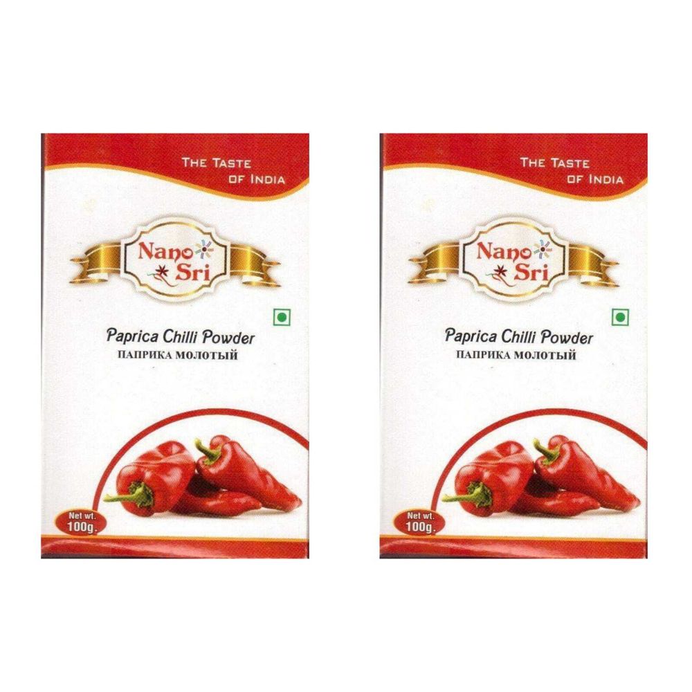 Красный перец паприка Nano Sri Kashmiri Powder, 100 гр