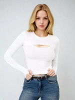 Лонгслив скимс облегающий водолазка с длинным рукавом