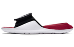 Jordan Hydro 7 simple and comfortable one-word slippers women's black, red and white