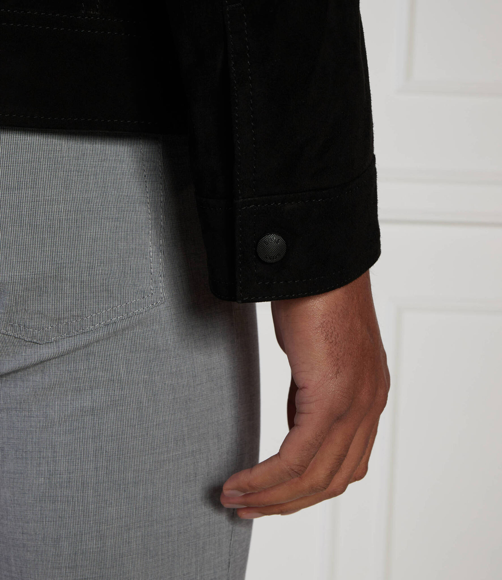 Кожаная куртка Jomister BOSS ORANGE - черный(50514542)