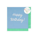 Салфетки большие цветные "Happy Birthday" 16 шт.