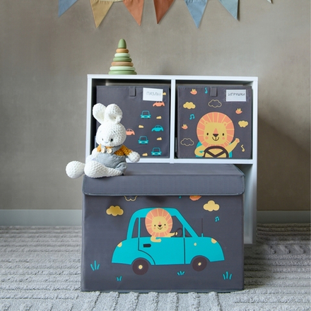 Большой набор коробок для игрушек. Львенок