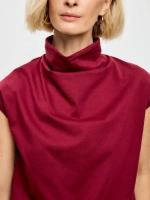 Футболка дизайнерская с цельнокроеным воротником