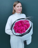 Малиновая Французская роза,9 шт(00428)