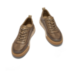 BELLE Synthetic Leather Work Boots Men"s Khaki, Black