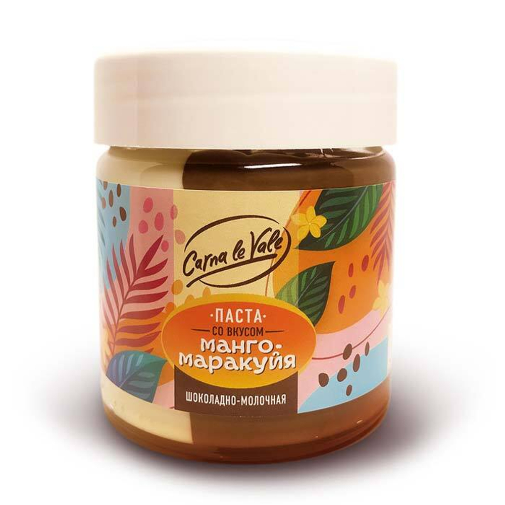 Паста шоколадная-молочная Carna Ie Vale манго- маракуйя 300 г.