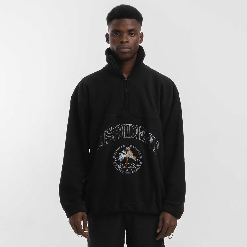 Толстовка Dissident Флисовая "DZ" Черная