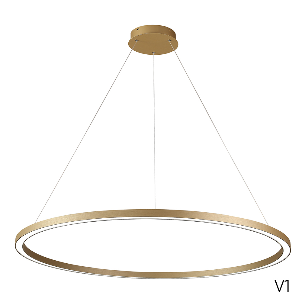 Подвесная светодиодная люстра Crystal Lux FORTUNA SP88W LED GOLD