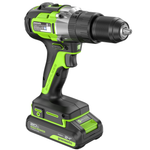 Дрель-шуруповерт ударная акк. Greenworks GD24DD60, 24V, б/щет, 30/60Нм,2х2Ач,ЗУ,кор (3704107CUC)