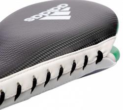 Ракетка двойная Adidas Kids Double Target Mitt черно-зеленая