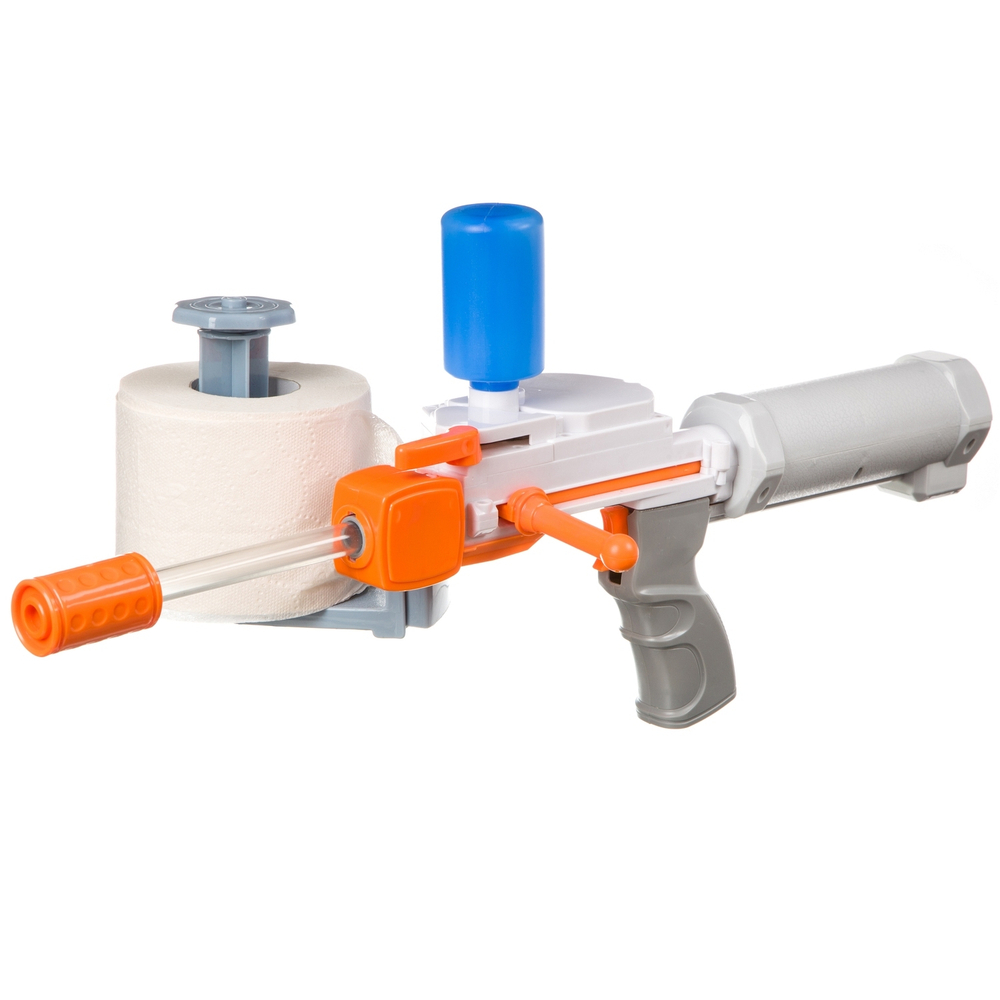 Бластер стреляющий туалетной бумагой Toilet Paper Launcher