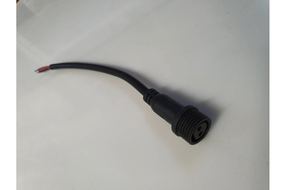 2022Коннектор к гирлян. и бахром.24V LED-PLR/PLS/RPLR-160 (НОВЫЙ КОННЕКТОР)  подкл/ к БП, цв. черн.