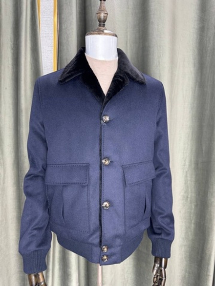 Кашемировая куртка с мехом Kiton