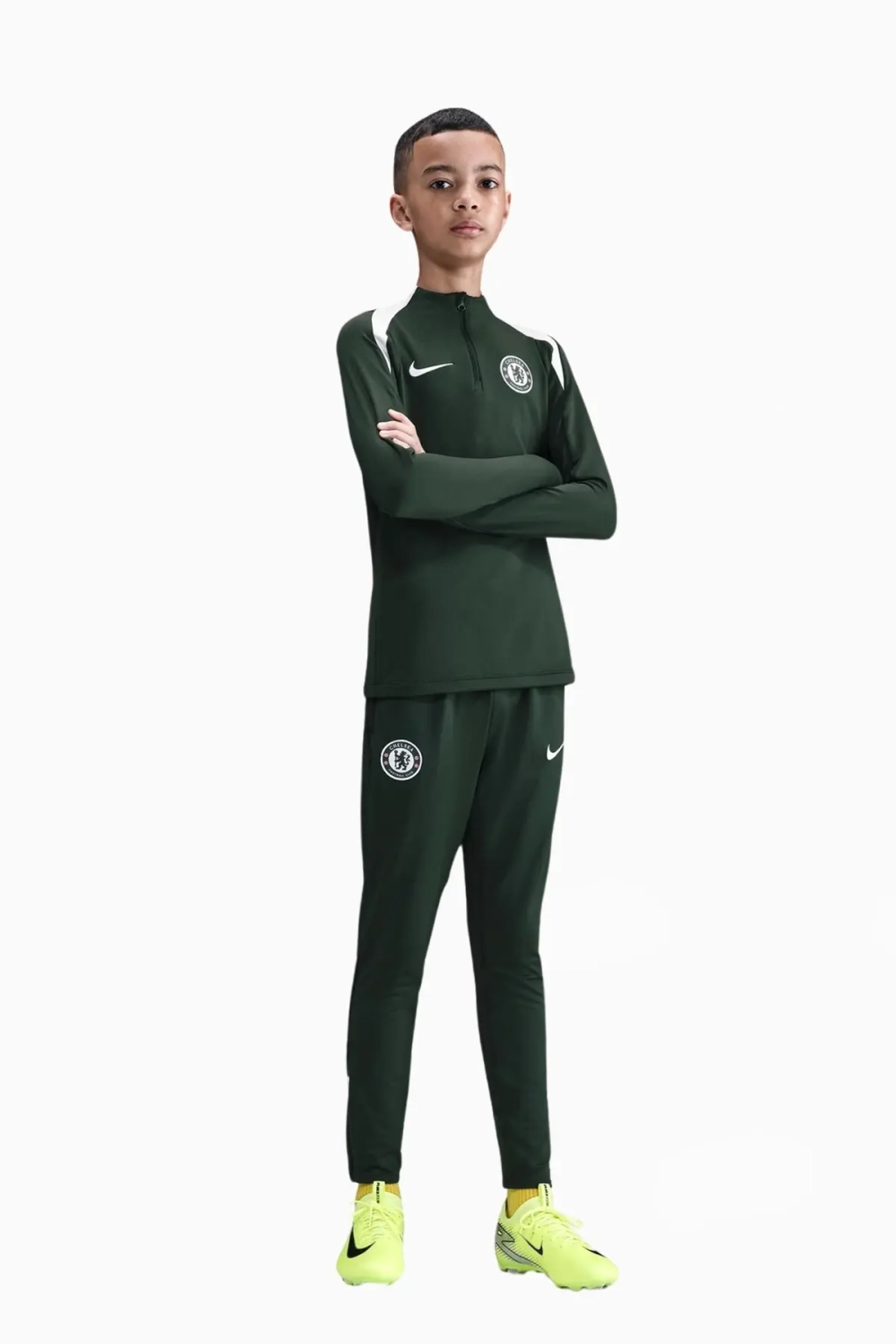 Кофта Nike Chelsea FC 25/26 Strike Junior - зеленый