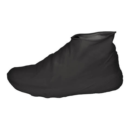 Многоразовые бахилы черные Shoescondom (тонкий силикон)