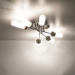 Citilux Хеликс CL109161 Люстра потолочная Матовый Хром