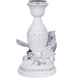 Подсвечник Птичка Терра правый Белый