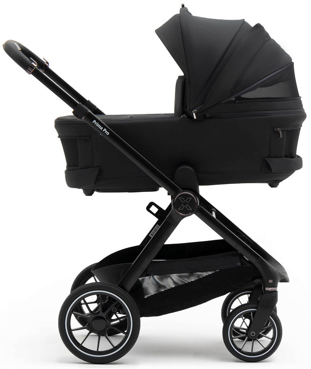 Коляска Agex Prima Pro 3 в 1 с автокреслом i-Safe S Grey Midnight Grey (Темно-серый)