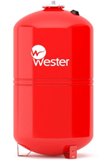 Бак расширительный  50л для отопления WESTER(верт) (присоединение 3/4)WRV