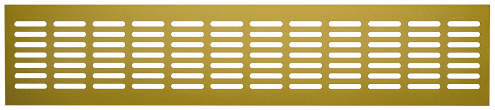 Решетка переточная алюминиевая с анодированным покрытием 480x100, Сhampagne 4810DP Al Сhampagne