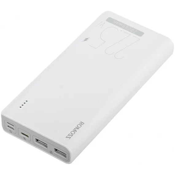 Внешний аккумулятор Romoss Sense 6F 20000mAh 3A PD 4xUSB белый