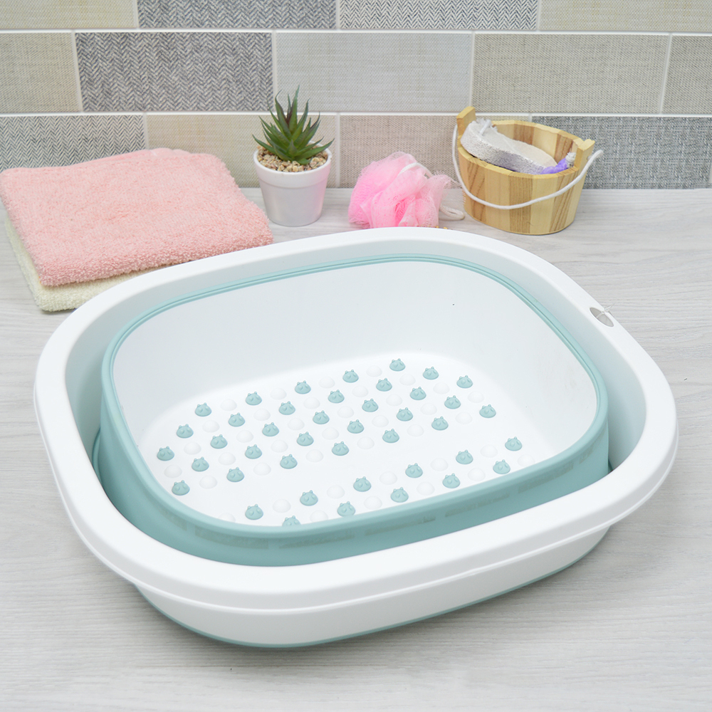 Таз 18л складной для ног "Флекс", цвет в ассортименте