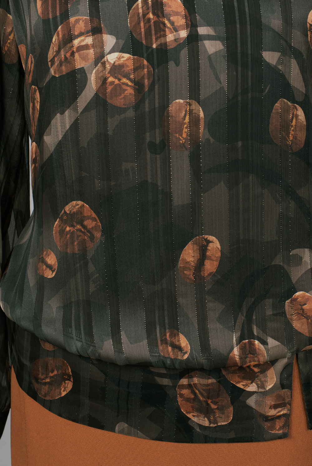 Блузка 3523ВЕ, Кофе #284Кофе093523ВЕ