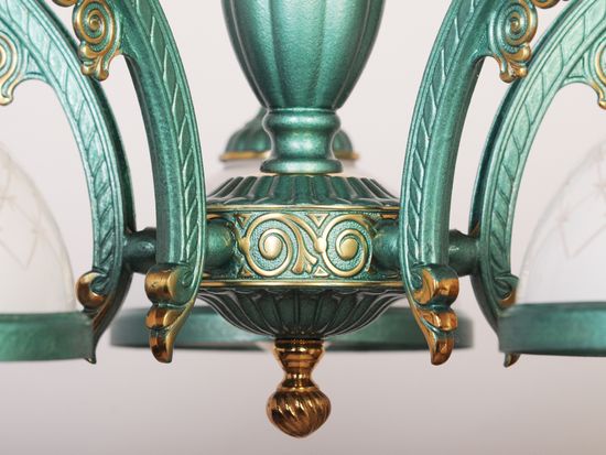 Подвесная люстра Reccagni Angelo L.7202/5 GREEN