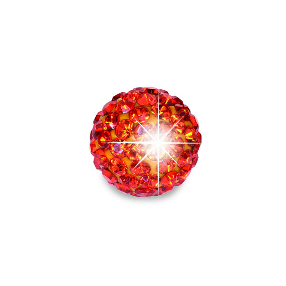 Серьги для ушей BIOJOUX BJT0108 Orange Crystal Ball 10mm ИТАЛИЯ