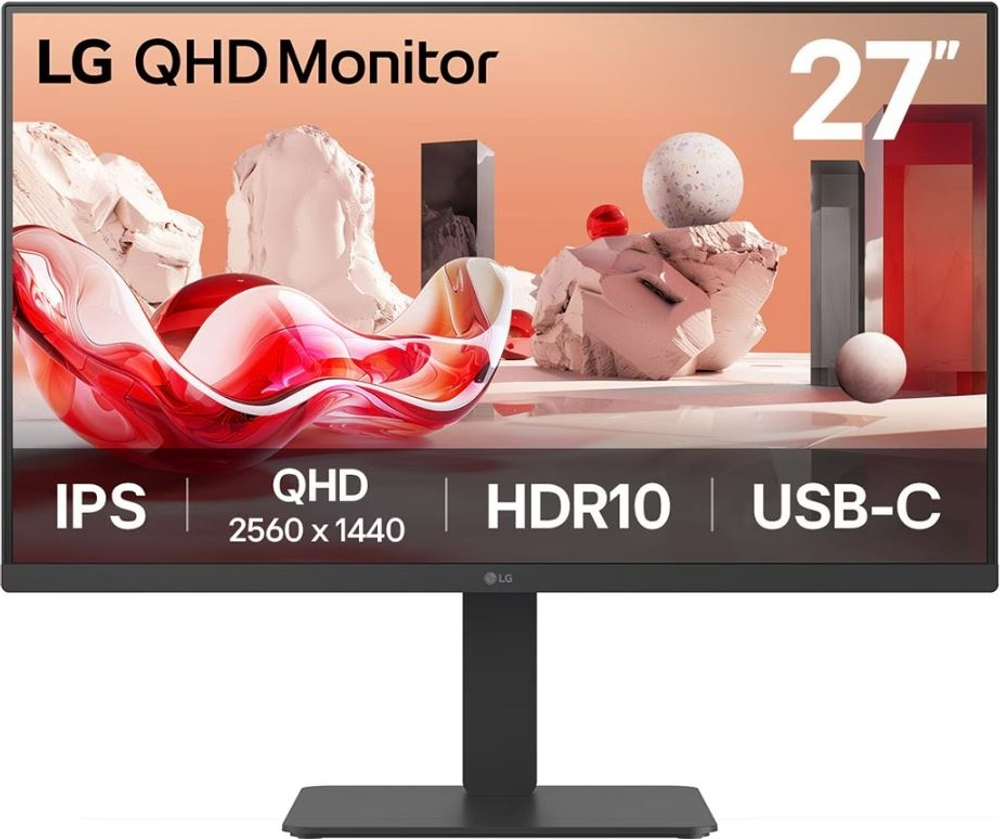 Монитор 27" LG 27BA65QB-B черный