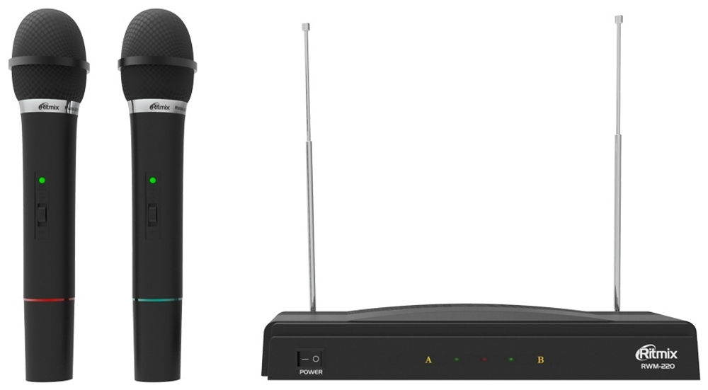 Микрофон Ritmix RWM-220 черный