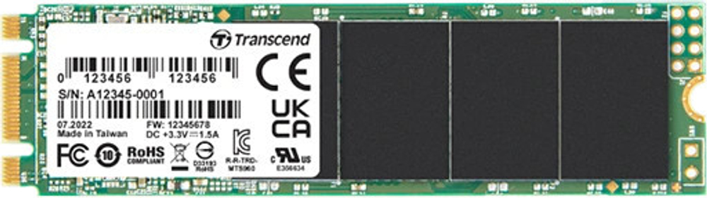 Промышленный накопитель SSD M.2 2280 Transcend TS128GMTS960T-I 128 ГБ