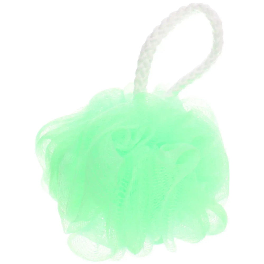 Мочалка детская полипропиленовая в красочной коробке «KARAPPPUZ House», цвет зеленый, d - 10см,30гр