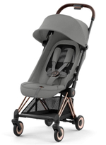 Прогулочная коляска Cybex Coya Mirage Grey с дождевиком и бампером/Rosegold 522005603