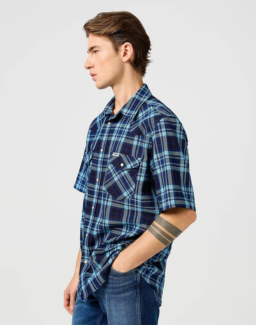 Рубашка мужская WRANGLER SS WESTERN SHIRT