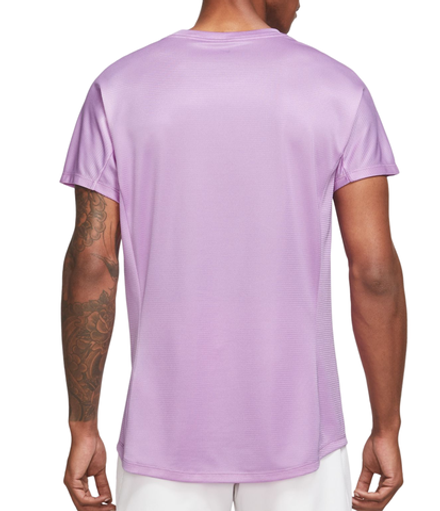 Мужская теннисная футболка Nike Rafa Challenger Dri-Fit Tennis Top - rusch fuchsia/white