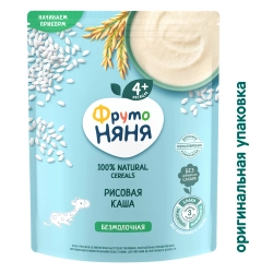 Каша Фрутоняня безмол Рис 200г, с 4 месяцев