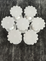 Прозрачный набор кондитерских гвоздиков "Ромашка на подставке от Киры"