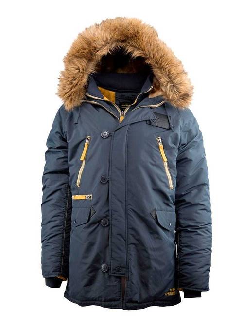 Куртка Аляска - N-3B Inclement Parka (стальной синий - s. blue)